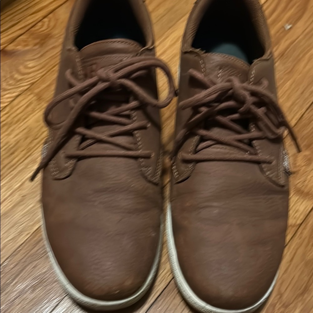 Men's Bass Brown Faux Leather Shoes
